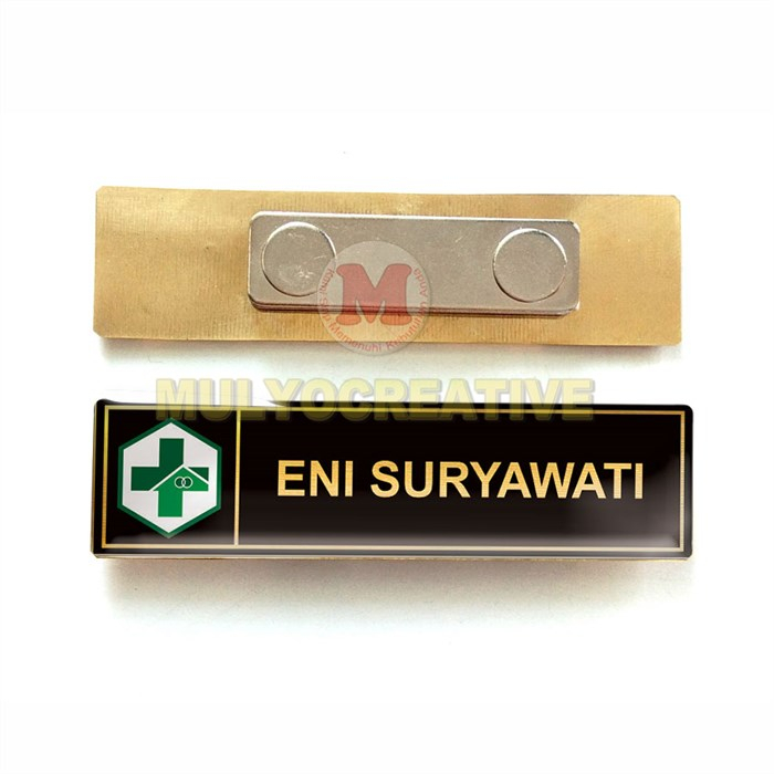 Pesan Papan Nama Dada Kesehatan Nametag Name Tag Puskesmas Custom