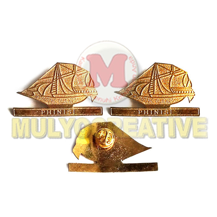 Jual Pin  Desain Custom Harga  Murah Pin  Etsa Figur Perahu 