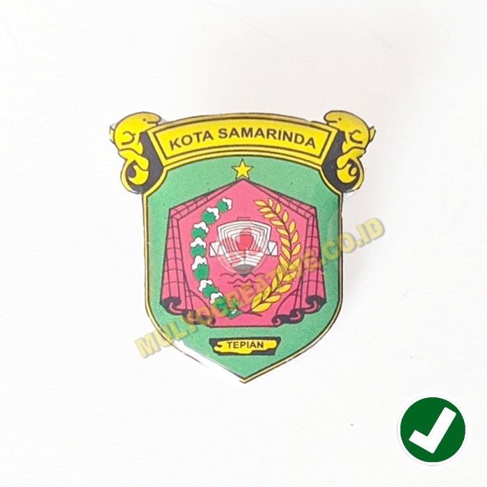 Tempat Jual Pin Logo Kota Samarinda Lencana Kota Samarinda Murah