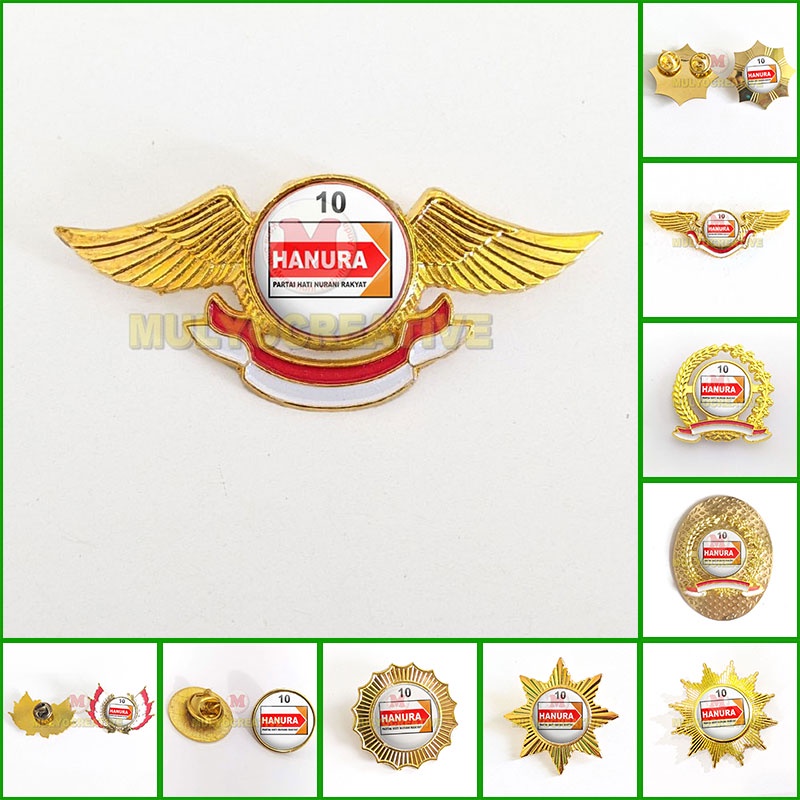 Pin PAN Nomor Urut 12 - #12 PAN Emblem Bros Partai Amanat Nasional